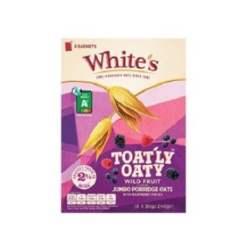  Toat-ly Oaty Instant Oats Wild Fruit, 8 x 30g sachets