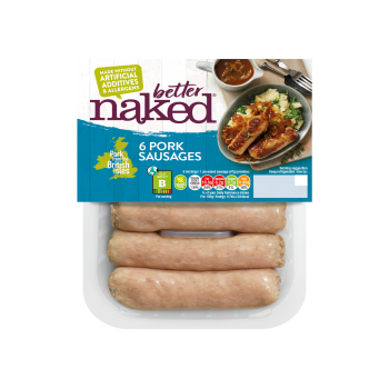Naked Pork Sausages 400g