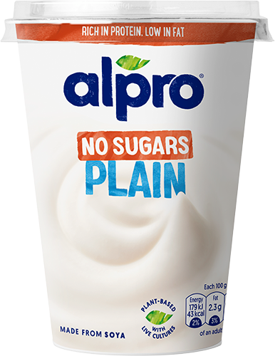 Alpro Plain No Sugars